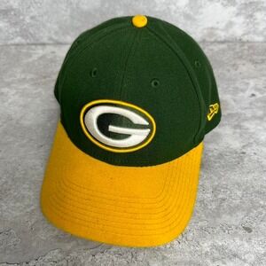 NEW ERA Green Bay Packers Hat Men's 9Forty Green Adjustable Cap‎ NFL